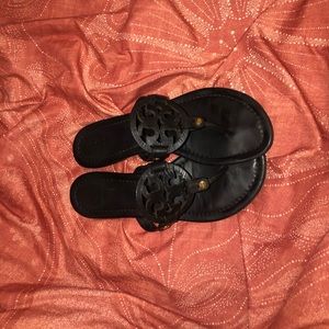 Black Tory Burch Miller sandals